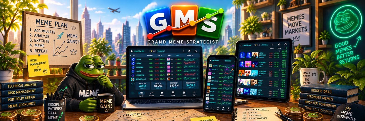 Grand Meme Strategist — the strategist's desk with the app on laptop, tablet and phone